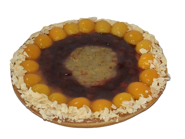 Boeren fruit vlaai (kers abrikoos en kruisbes)