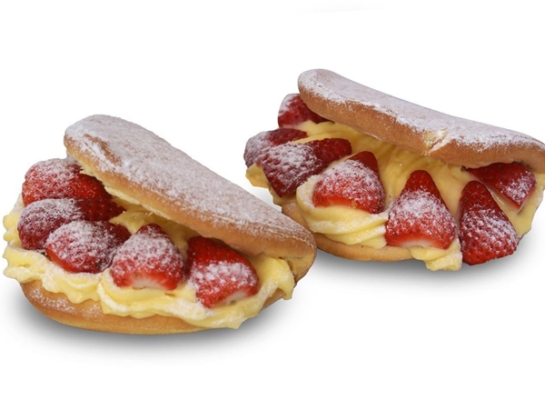 Puddingflap aardbeien