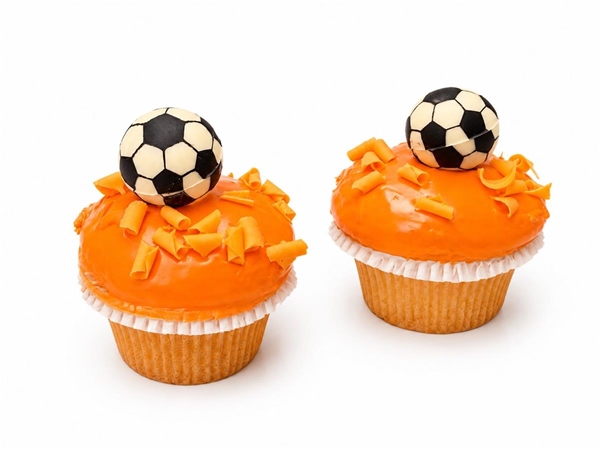 Mini oranje muffin